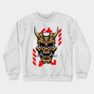 Samurai - Ronin Mask Illustration Crewneck Sweatshirt